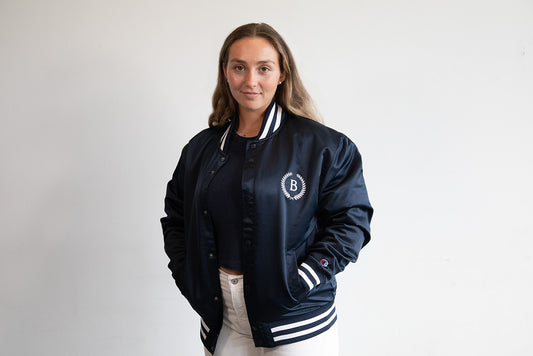 Satin Varsity Jacket