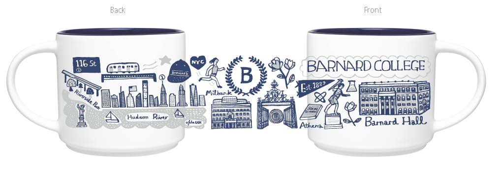 Barnard College x Julia Gash Mug