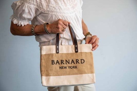 Mini Barnard New York Burlap Bag