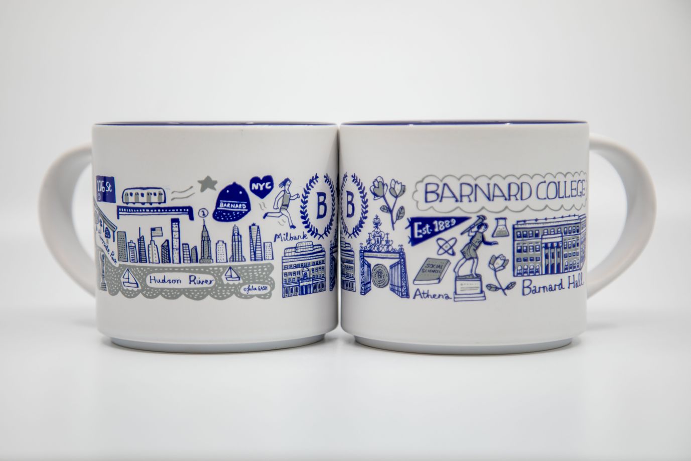 Barnard College x Julia Gash Mug – The Barnard Store