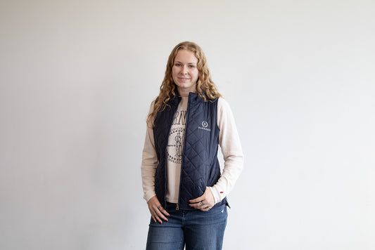 Barnard College Quilted Vest