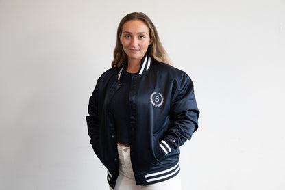 Satin Varsity Jacket