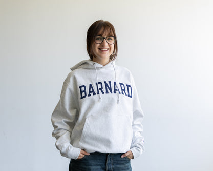 Reverse Weave Letter Hoodie