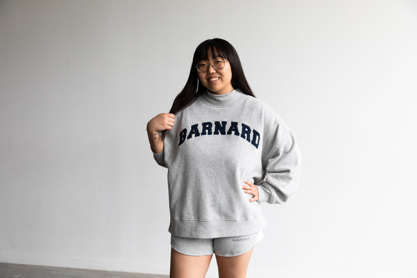 Diana Mock Neck Sweatshirt