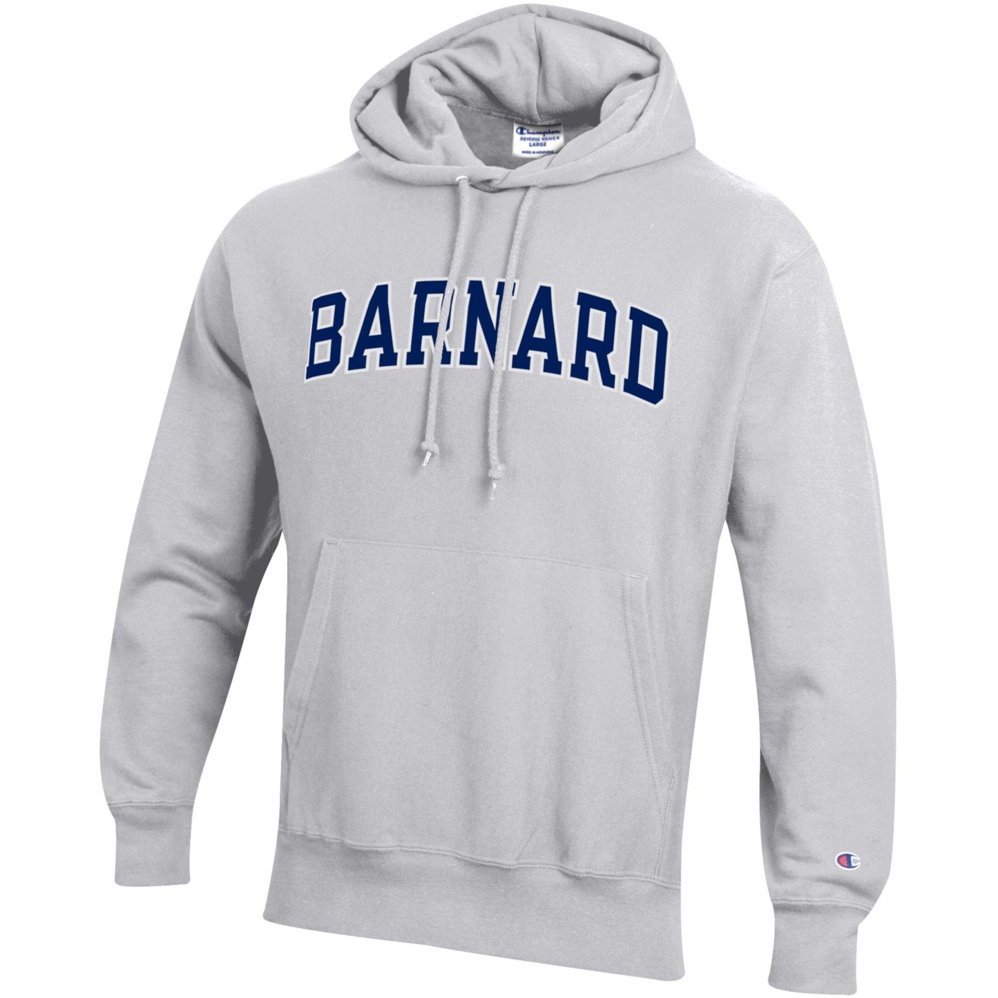 Reverse Weave Letter Hoodie
