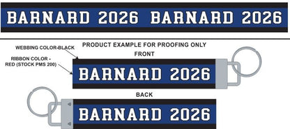 Barnard Senior Class of '26 Keychain Strap