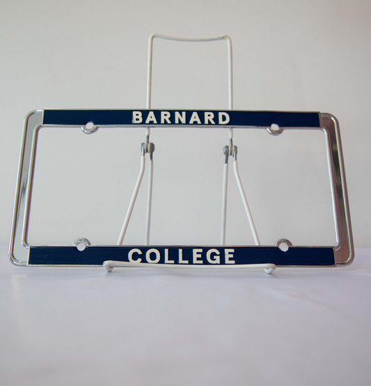 Barnard College License Plate Frame